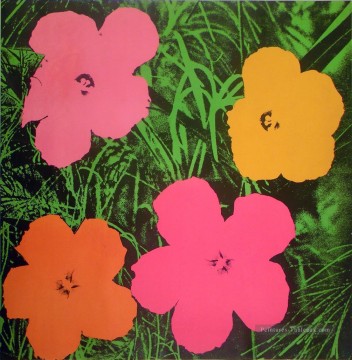 Flores Andy Warhol Pinturas al óleo